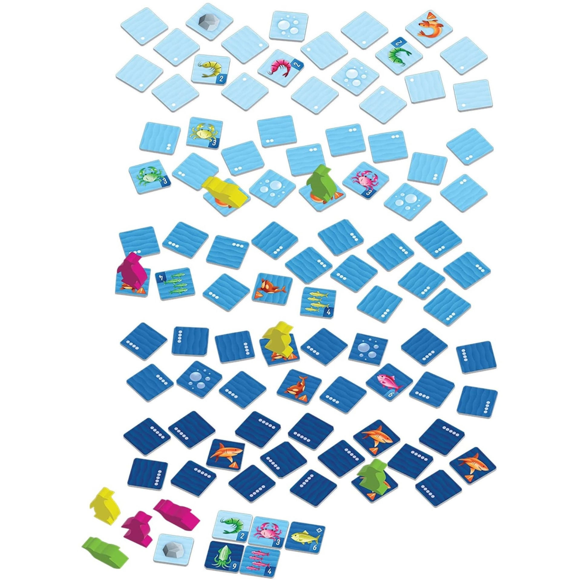 FlatOut Games Deep Dive - AEG, FlatOut Games, Press Your Luck Collection Matching -Tile Game, Family Ages 10+, 15-20 Min, 1-6 Players