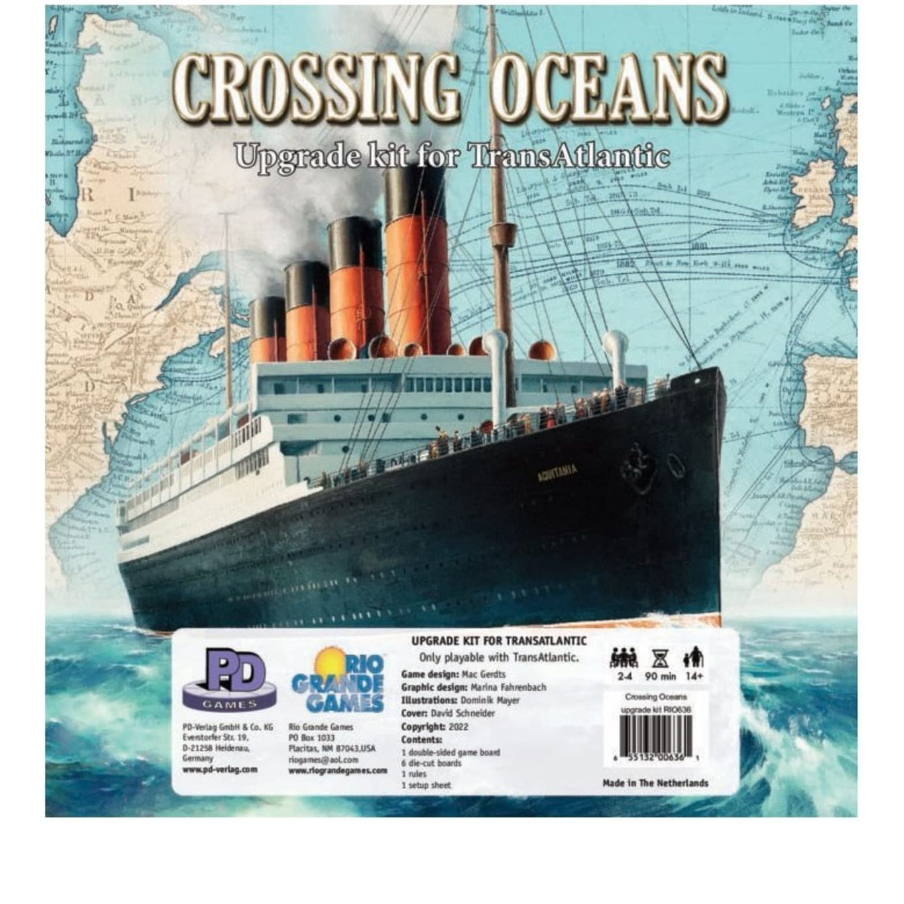Rio Grande Games Transatlantic - Crossing Oceans Upgrade Kit
