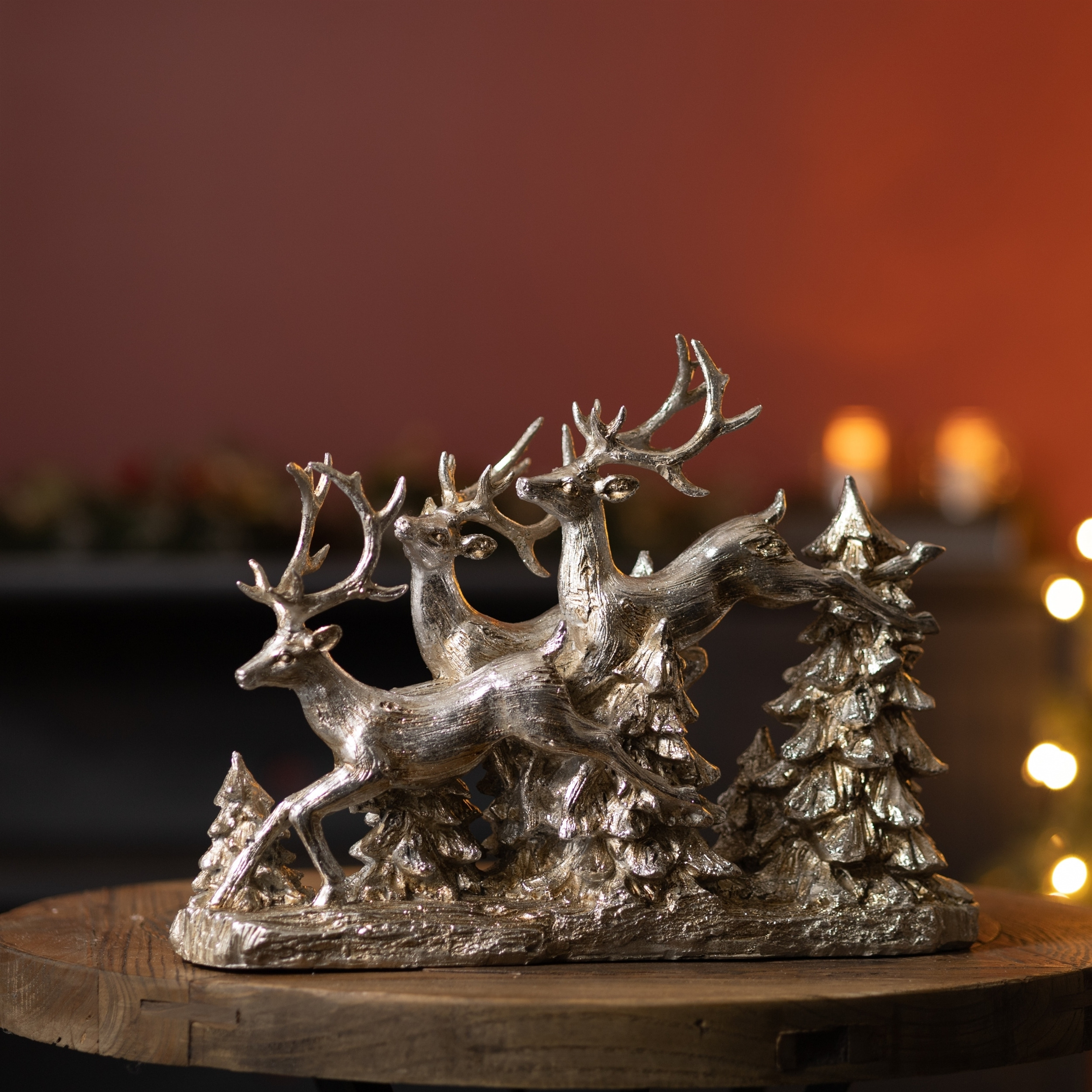 Woodland Deer and Trees Display 15.5&quotL
