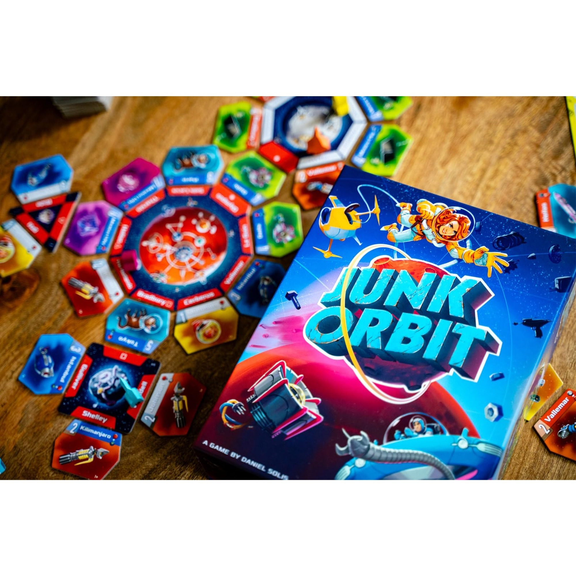 Junk Orbit - Renegade, Captain A Space Scavenger Ship, Family Strategy Board Game, Ages 10+, 1-5 Players, 30-40 Min