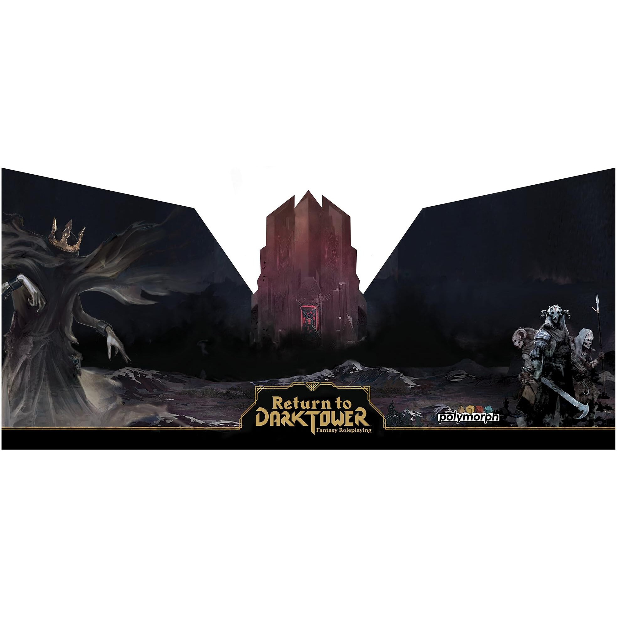 Return to Dark Tower RPG Adversary GM Screen - Roleplaying Game Accessory, Full-Color 3 Panel Screen