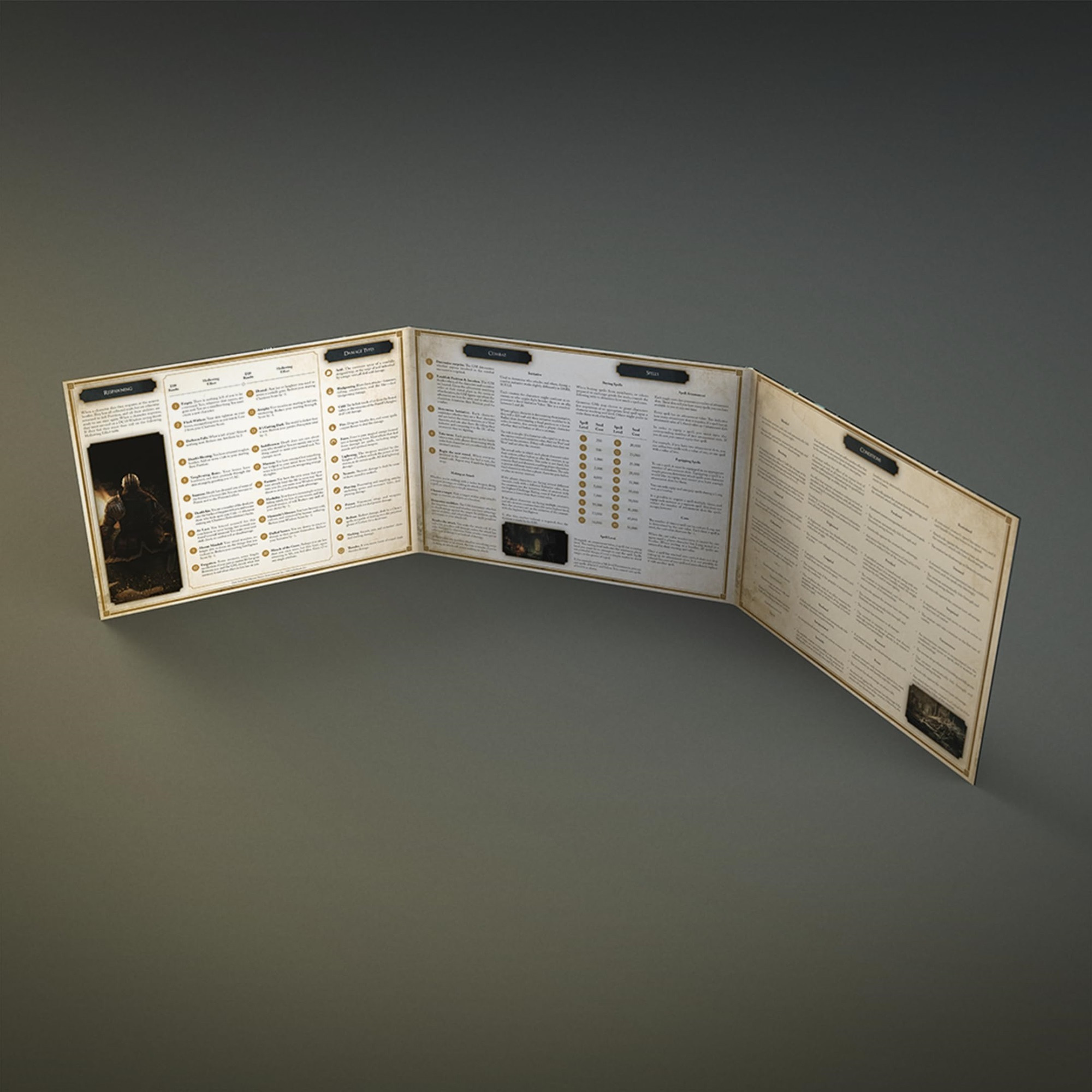 Dark Souls The Roleplaying Game Games Masters (GM) Screen & Adventure Book