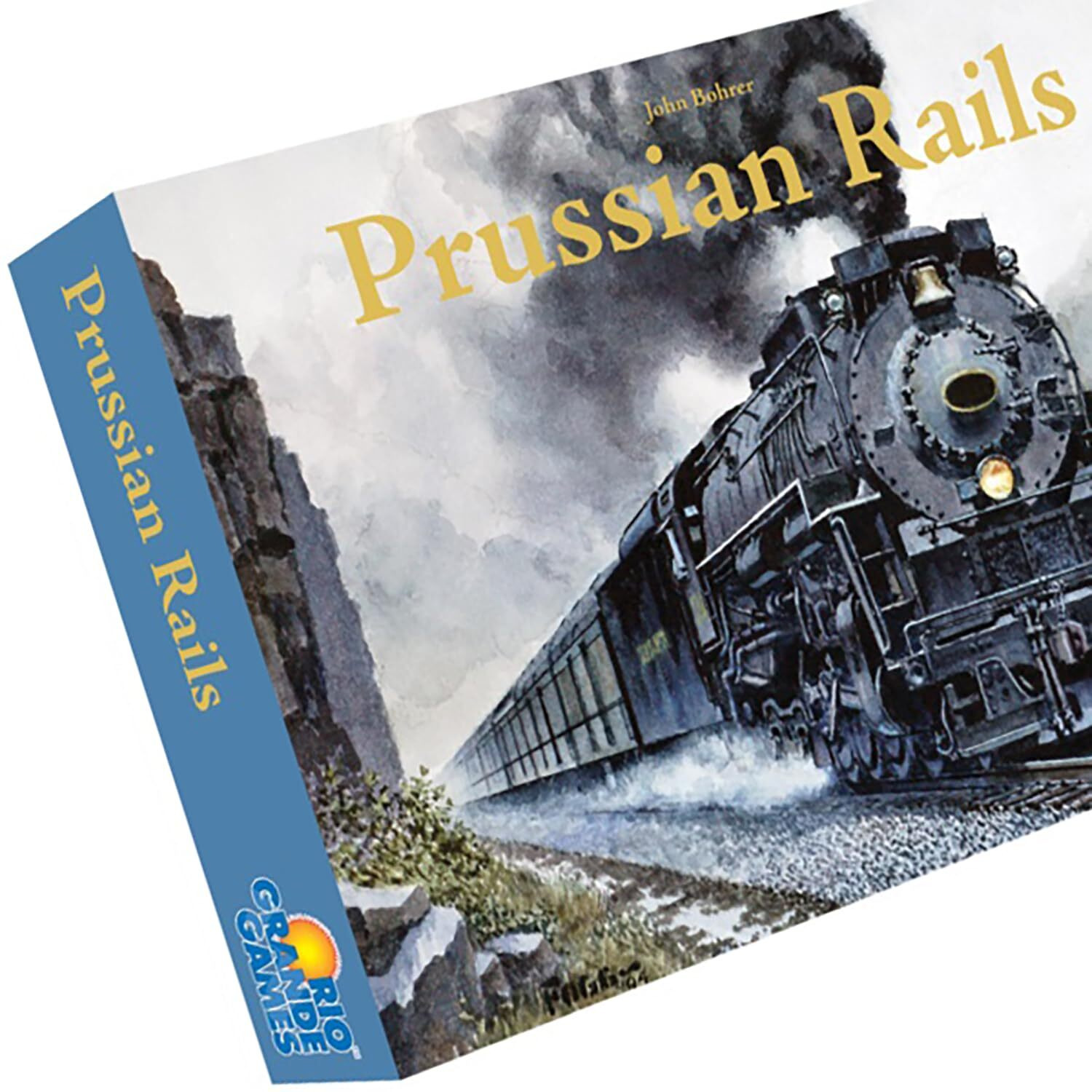 Rio Grande Games Prussian Rails - Build Railroads Across All of Germany, Train Board Game, Ages 14+, 3-5 Players, 90-120 Min