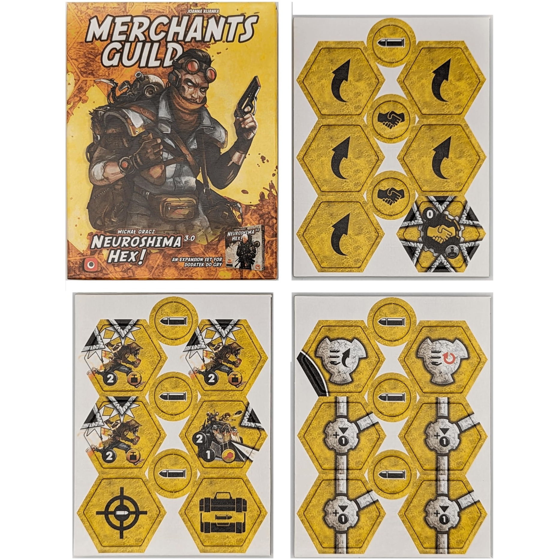Neuroshima Hex 3.0 Merchants Guild by Portal Games, Strategy Board Game