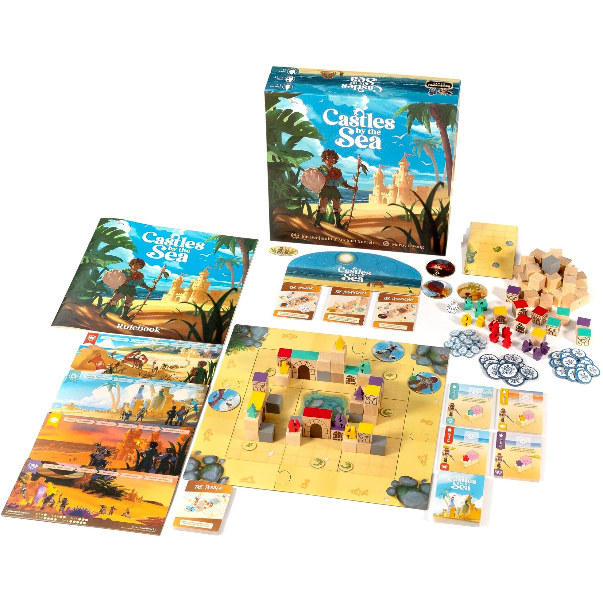 Castles by The Sea by Brotherwise Games, Strategy Board Game