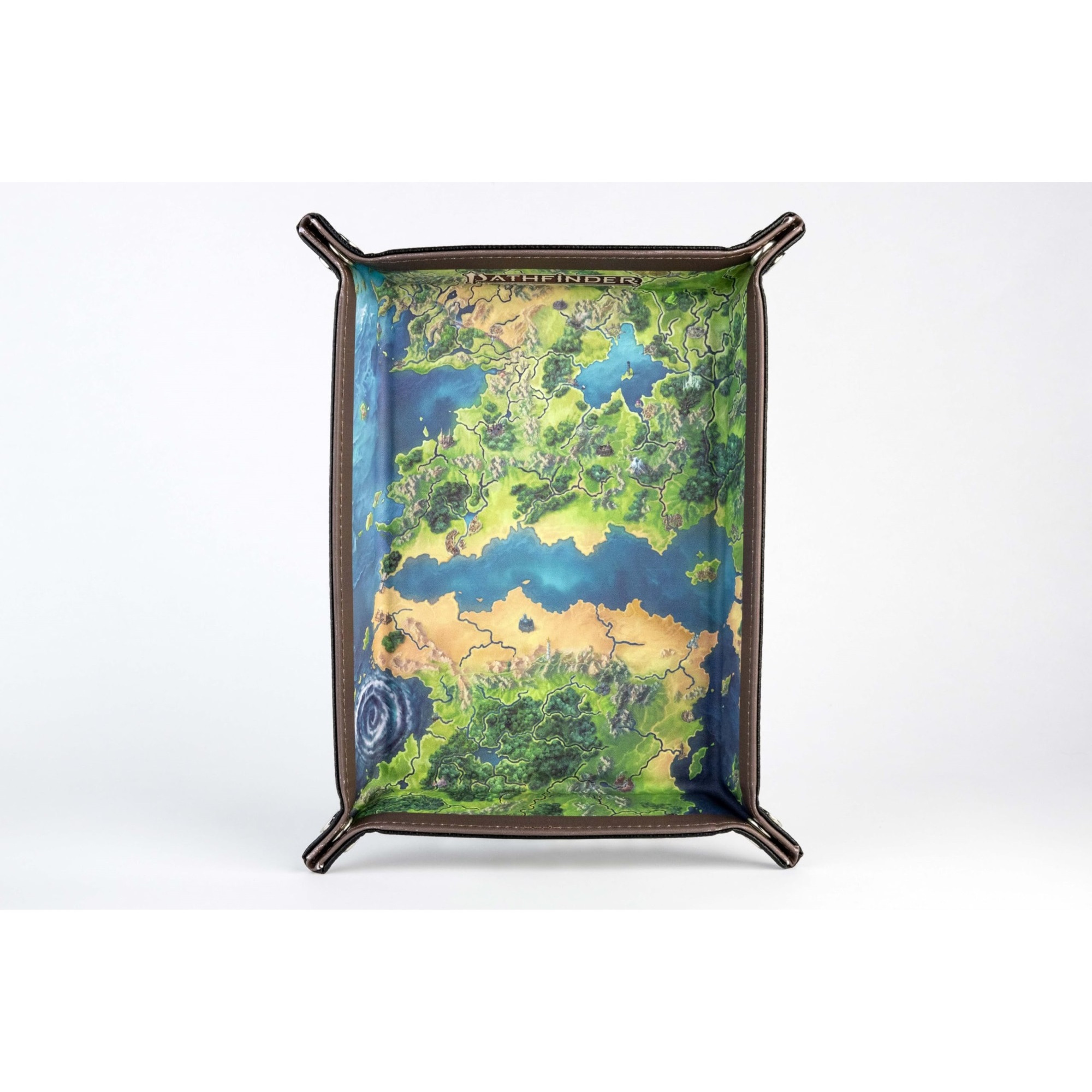 Metallic Dice Games FanRoll Officially Licensed Pathfinder Map Dice Tray