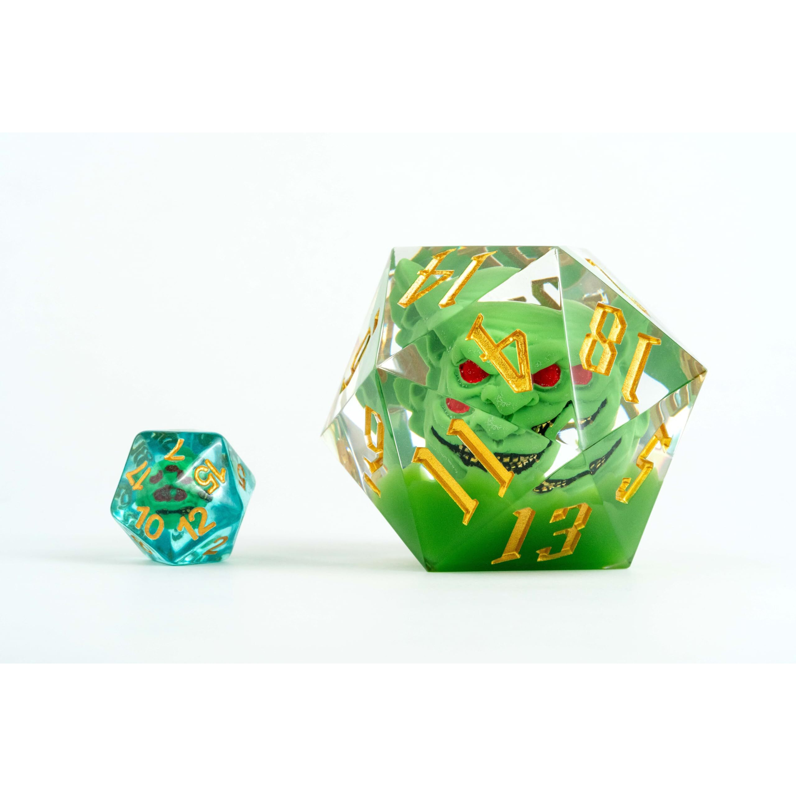 FanRoll by Metallic Dice Games 55mm Pathfinder Goblin Mammoth d20