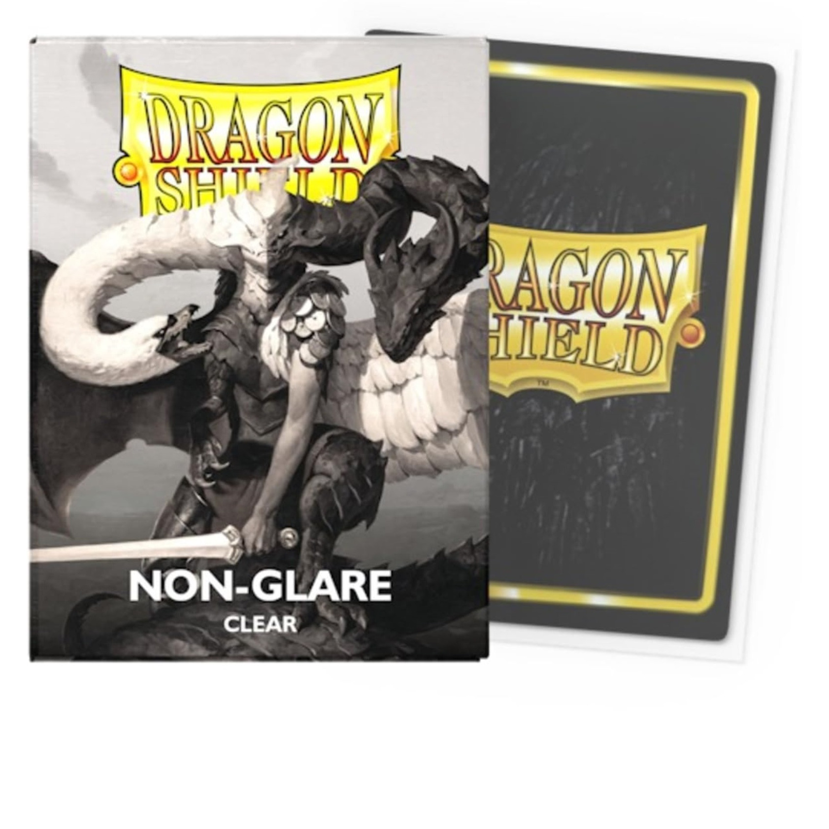 Dragon Shield Sleeves - Matte NonGlare Clear V2 100 CT - Card Sleeves - Smooth & Tough - Compatible with Pokmon, Magic The Gathering Cards & Digimon MTG TCG OCG & Hockey Cards