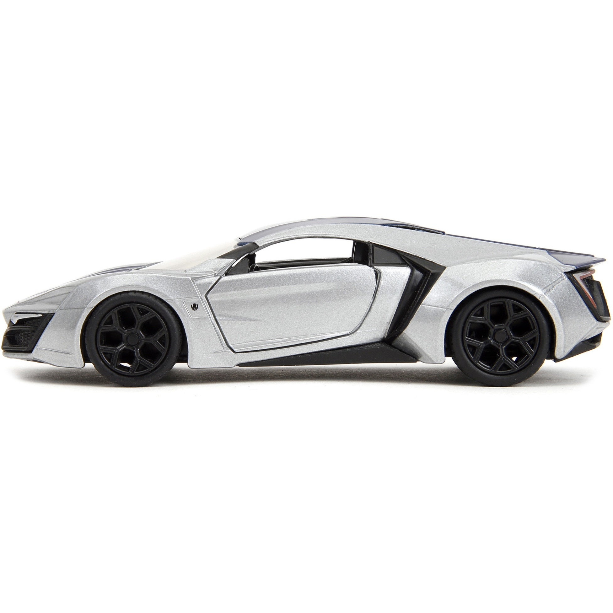 Lykan Hypersport Silver Metallic and Purple &quotPink Slips" Series 1/32 Diecast Model Car by Jada