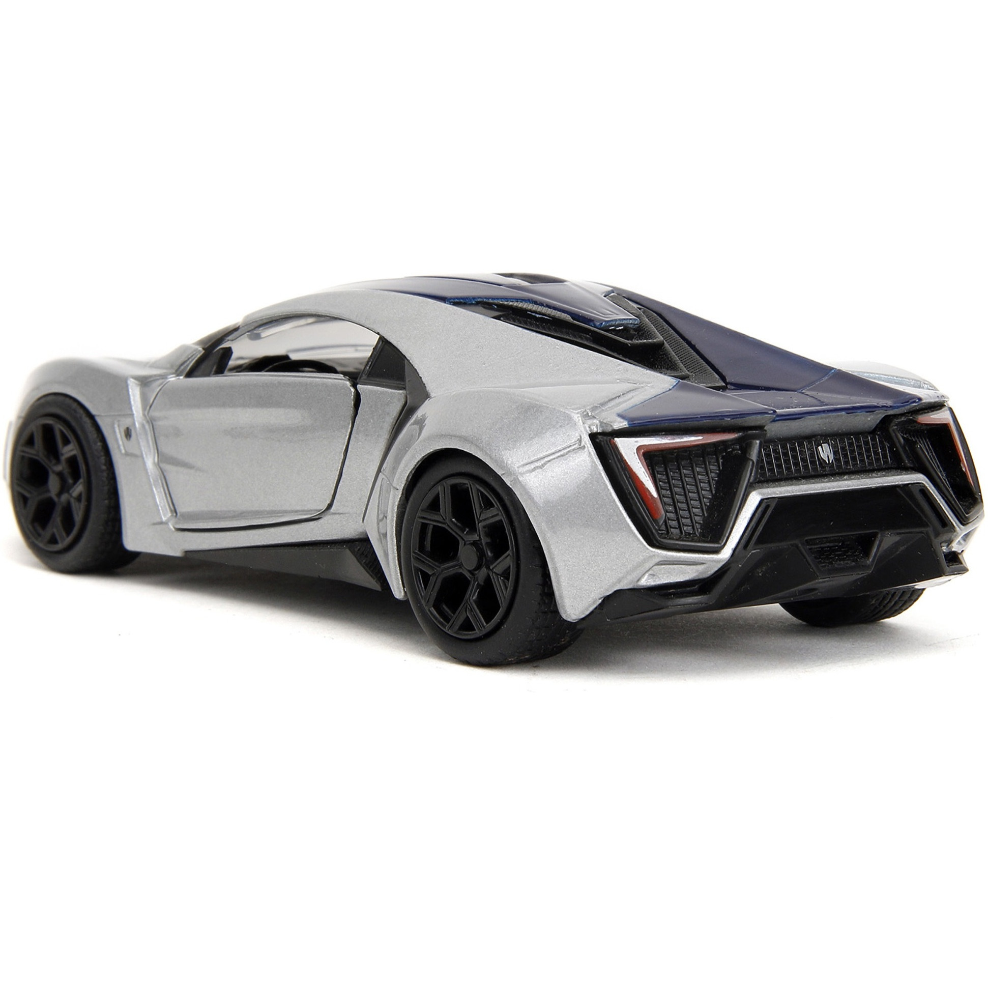 Lykan Hypersport Silver Metallic and Purple &quotPink Slips" Series 1/32 Diecast Model Car by Jada
