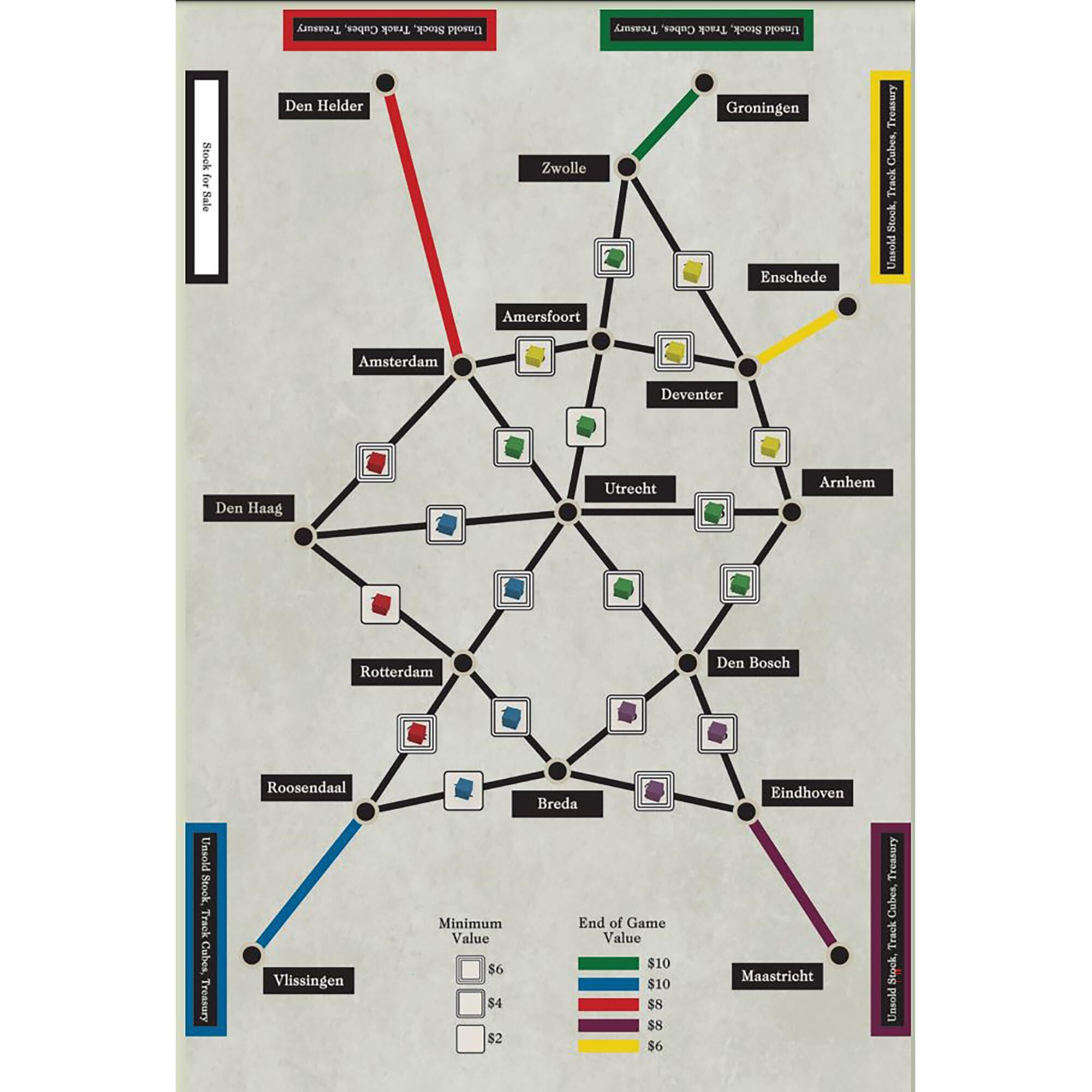 Rio Grande Games Dutch Intercity, 3-6 Players, Train Games, Home, Indoor