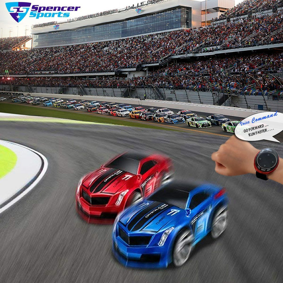 Turbo Racer Voice Activated Remote Control Sports Car(D0102HEYYAG.)