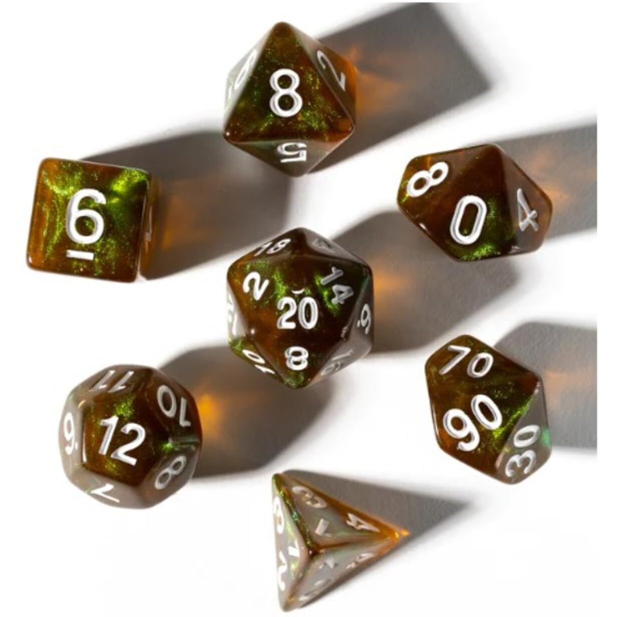 Sirius Dice Poly Set - Unearthed Treasure - Peridot (8)