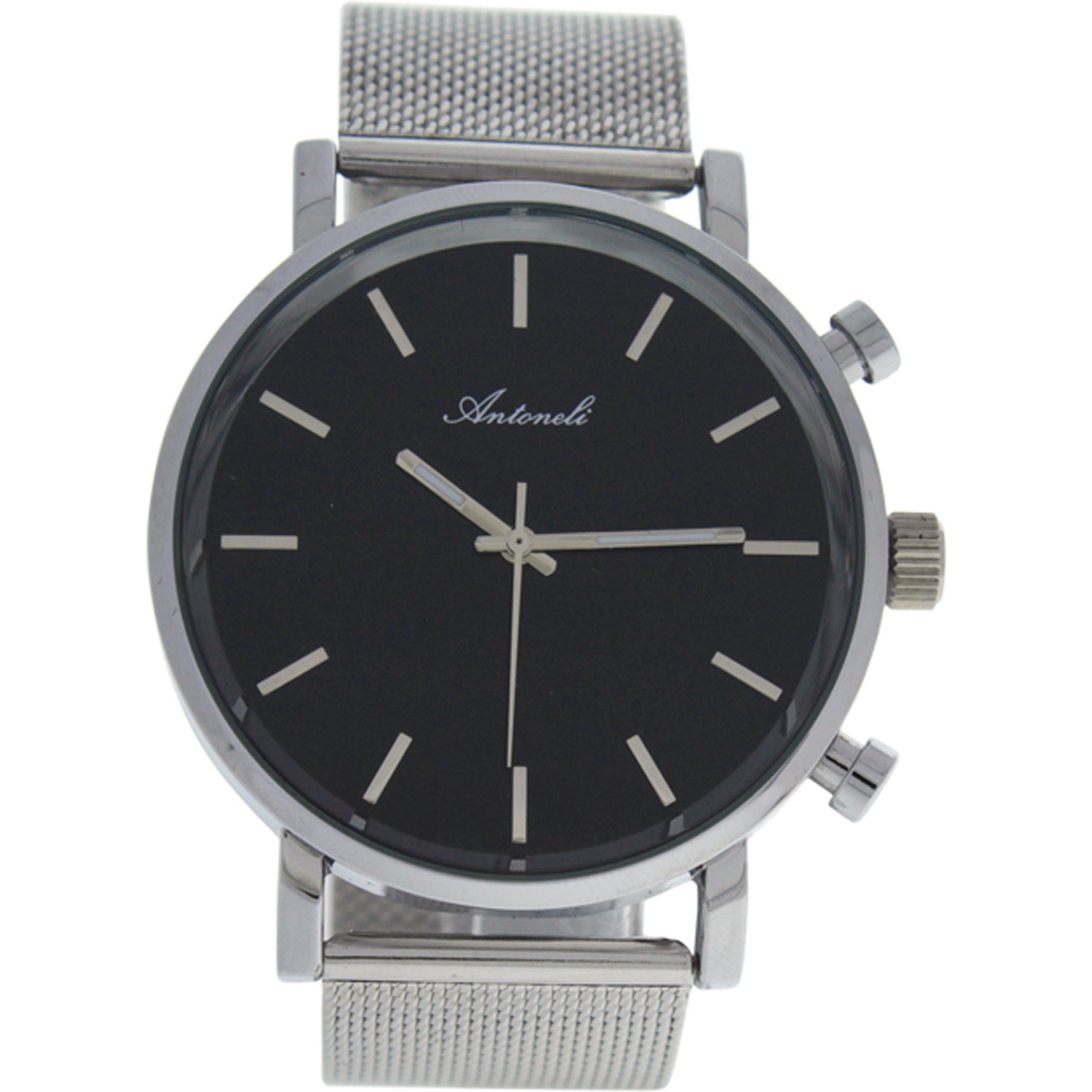 AG6182-06 Silver Stainless Steel Mesh Bracelet Watch by Antoneli for Women - 1 Pc Watch