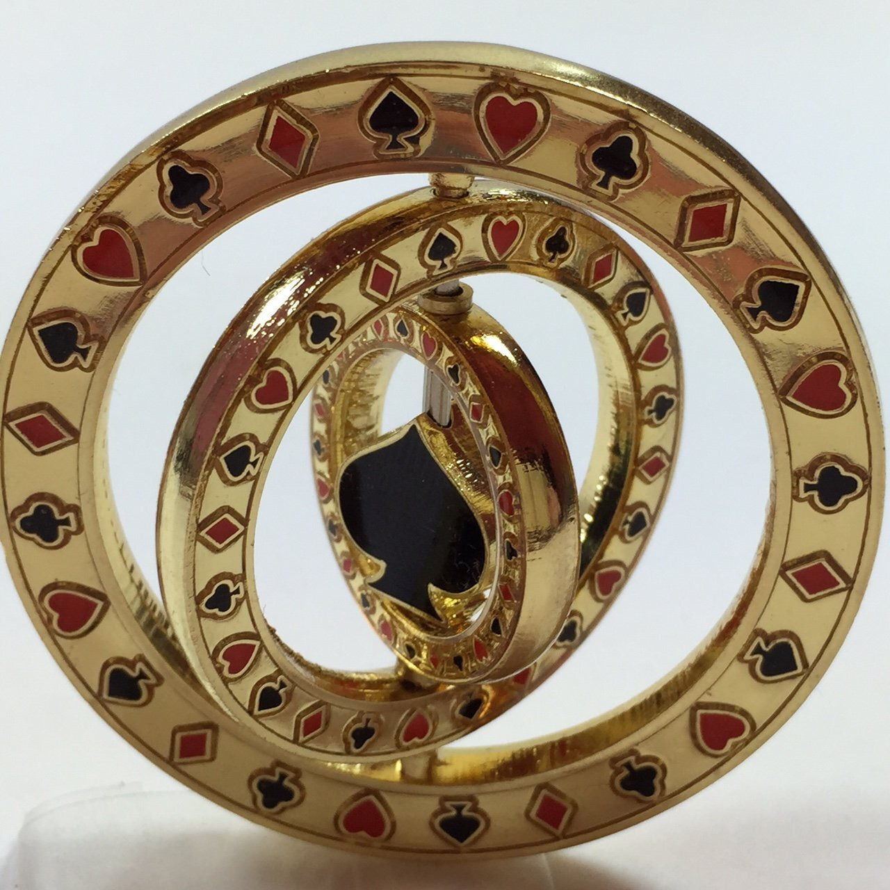 Poker Weight Triple Spinner (With Spade In Center) Commemorative