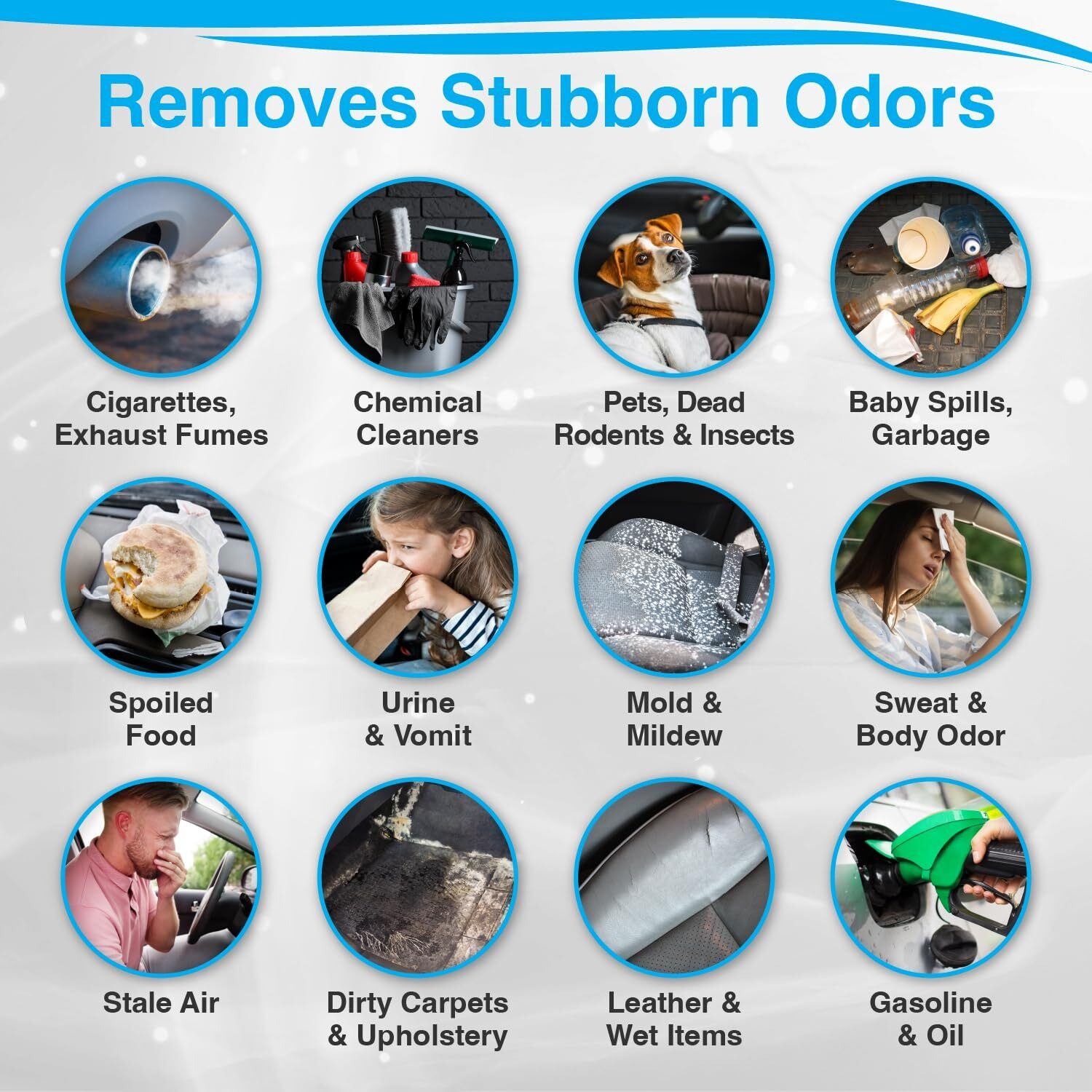 Biocide Systems Auto Shocker  Quick Release Car Odor Eliminator  Eco-Friendly Chlorine Dioxide Odor Bomb For Vehicle Interior Up To 250 Cubic Feet