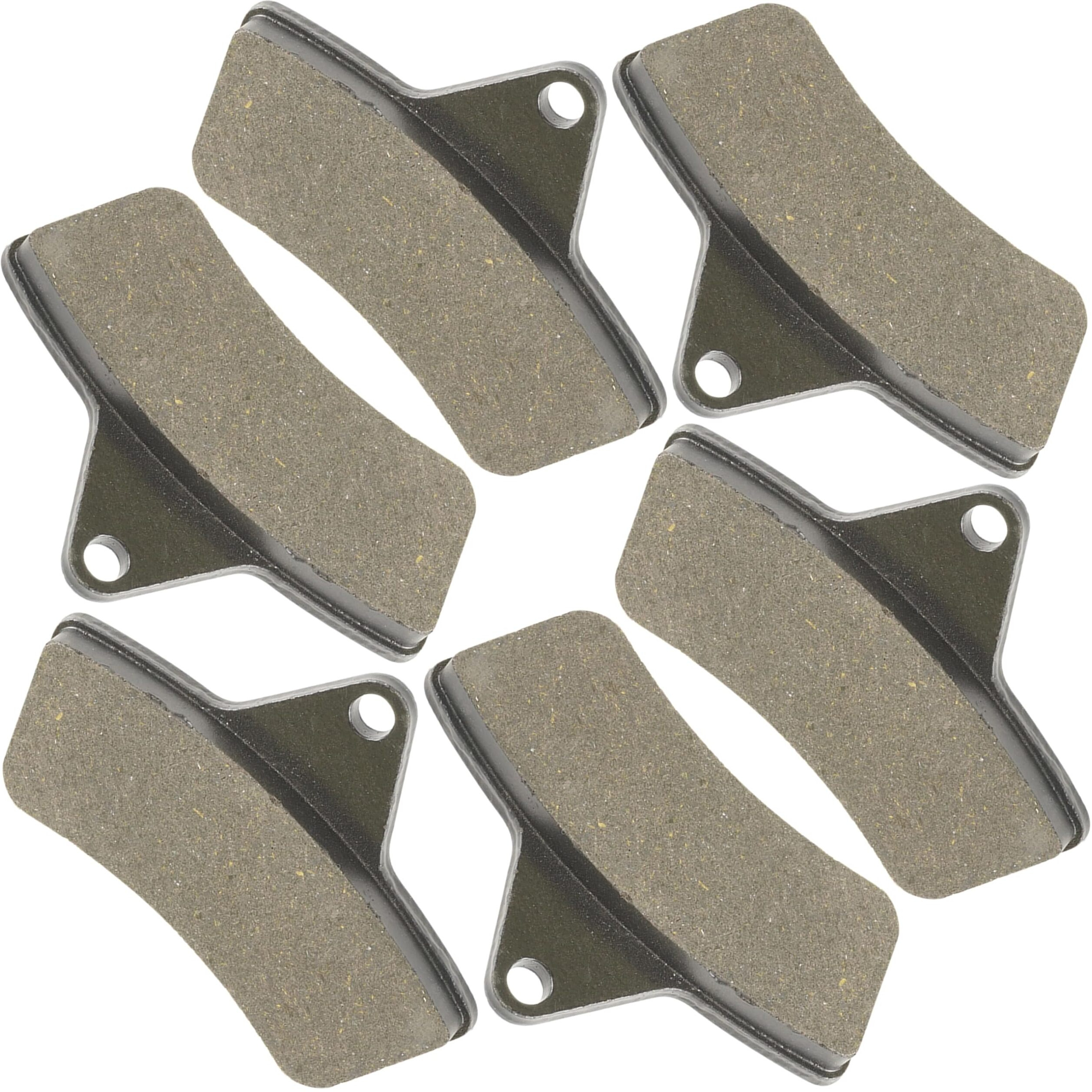 Caltric Brake Pads Compatible With Arctic Cat 250 300 400 500 2X4 4X4 Arctic Cat Front Rear 1998-2004