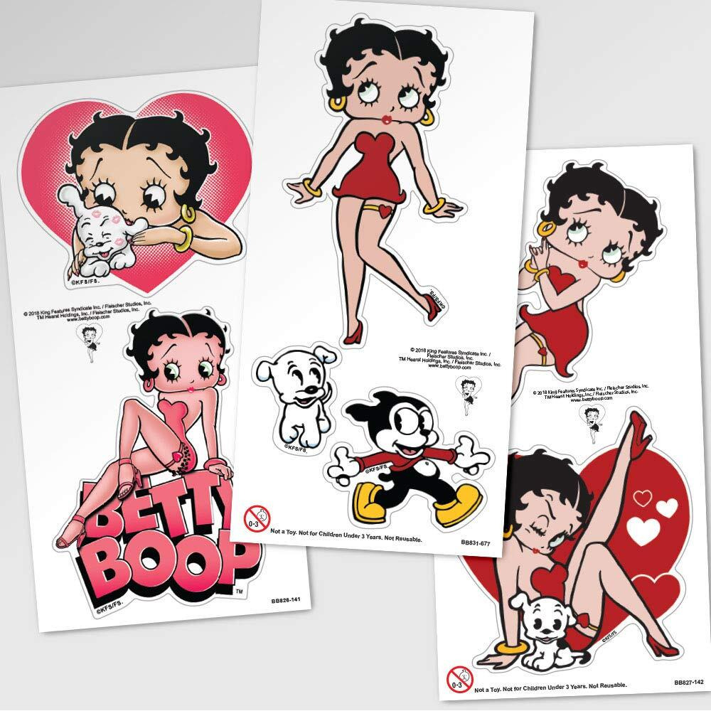 Popfunk Betty Boop Collectible Stickers With Pudgy And Bimbo