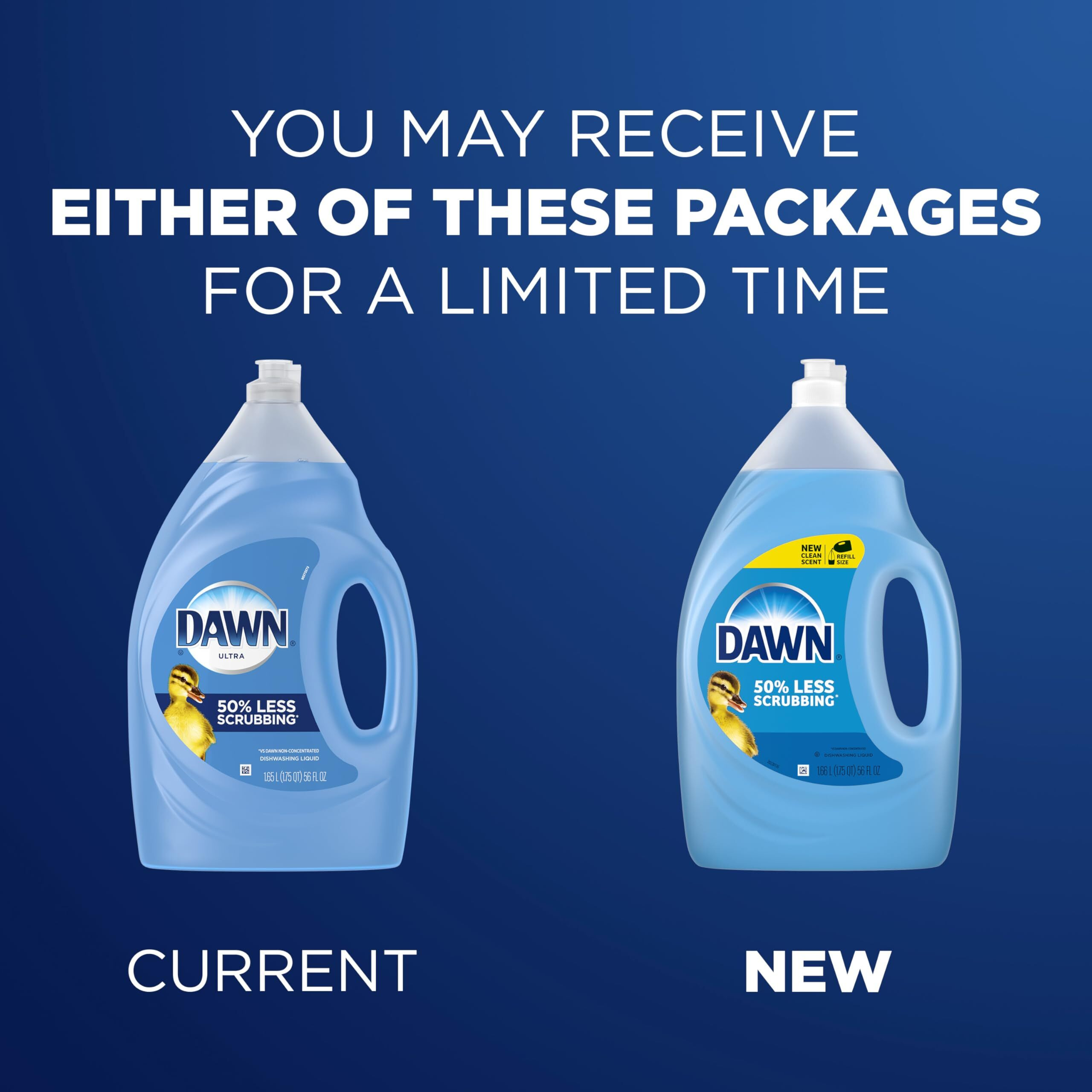 Dawn Dish Soap Ultra Dishwashing Liquid  Dish Soap Refill  Dish Detergent Liquid  Original Scent  56 Fl Oz (Pack Of 2)