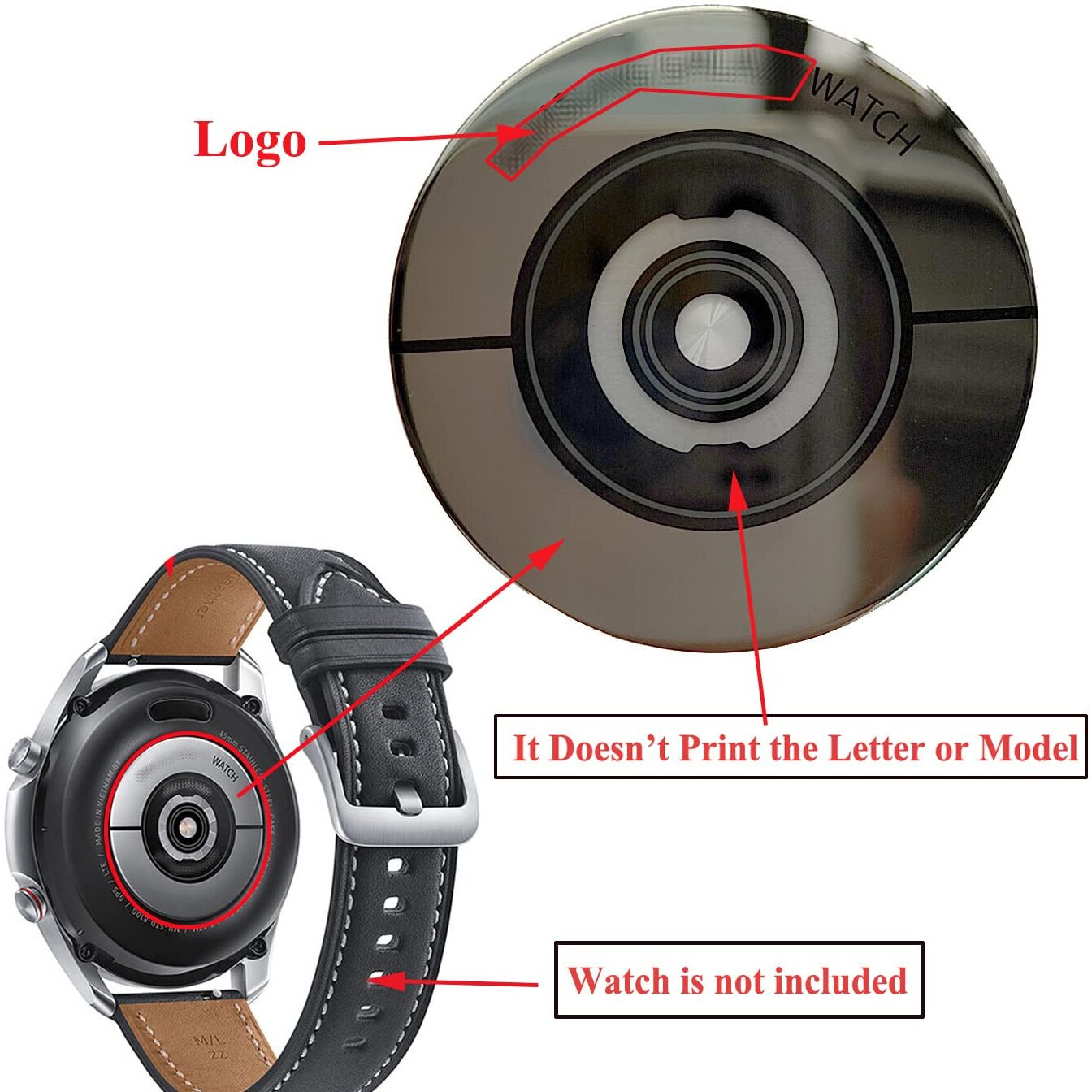 Ubrokeifixit Galaxy Watch Active2 Back Glass Rear Lens Glass Replacement For Samsung Galaxy Watch Active2 44Mm Galaxy Watch Active2 40Mm Galaxy Watch3 45Mm Galaxy Watch3 41Mm (Active2/Back Glass)