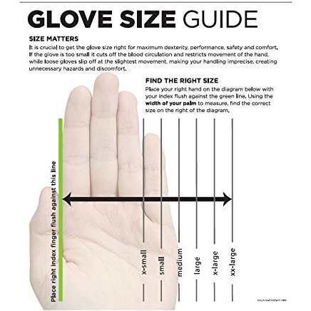 Showa Atlas 300Bl-09 Fit Palm Coating Natural Rubber Glove  Black  Large (Pack Of 12 Pairs)
