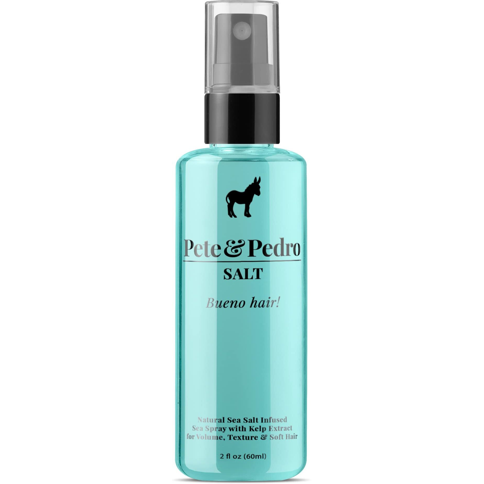 Pete & Pedro Salt - Natural Sea Salt Spray For Hair Men & Women  Adds Instant Volume  Texture  Thickness  & Light Hold | Texturizing & Thickening | As Seen On Shark Tank  2.0 Oz.
