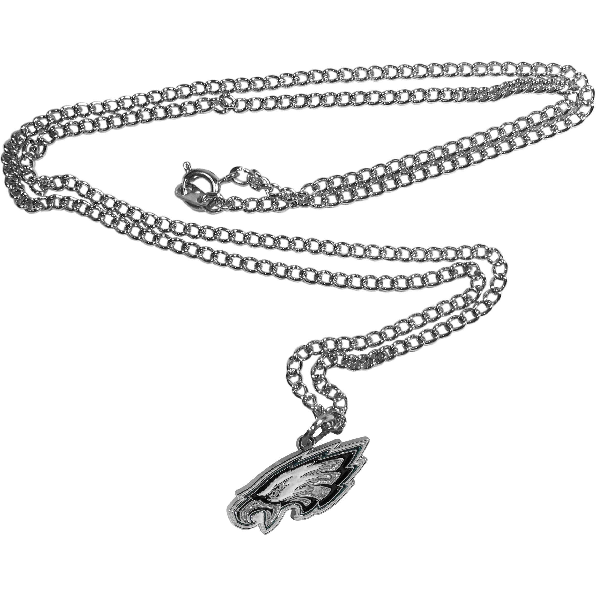 Nfl Siskiyou Sports Fan Shop Philadelphia Eagles Chain Necklace With Small Charm 22 Inch Team Color