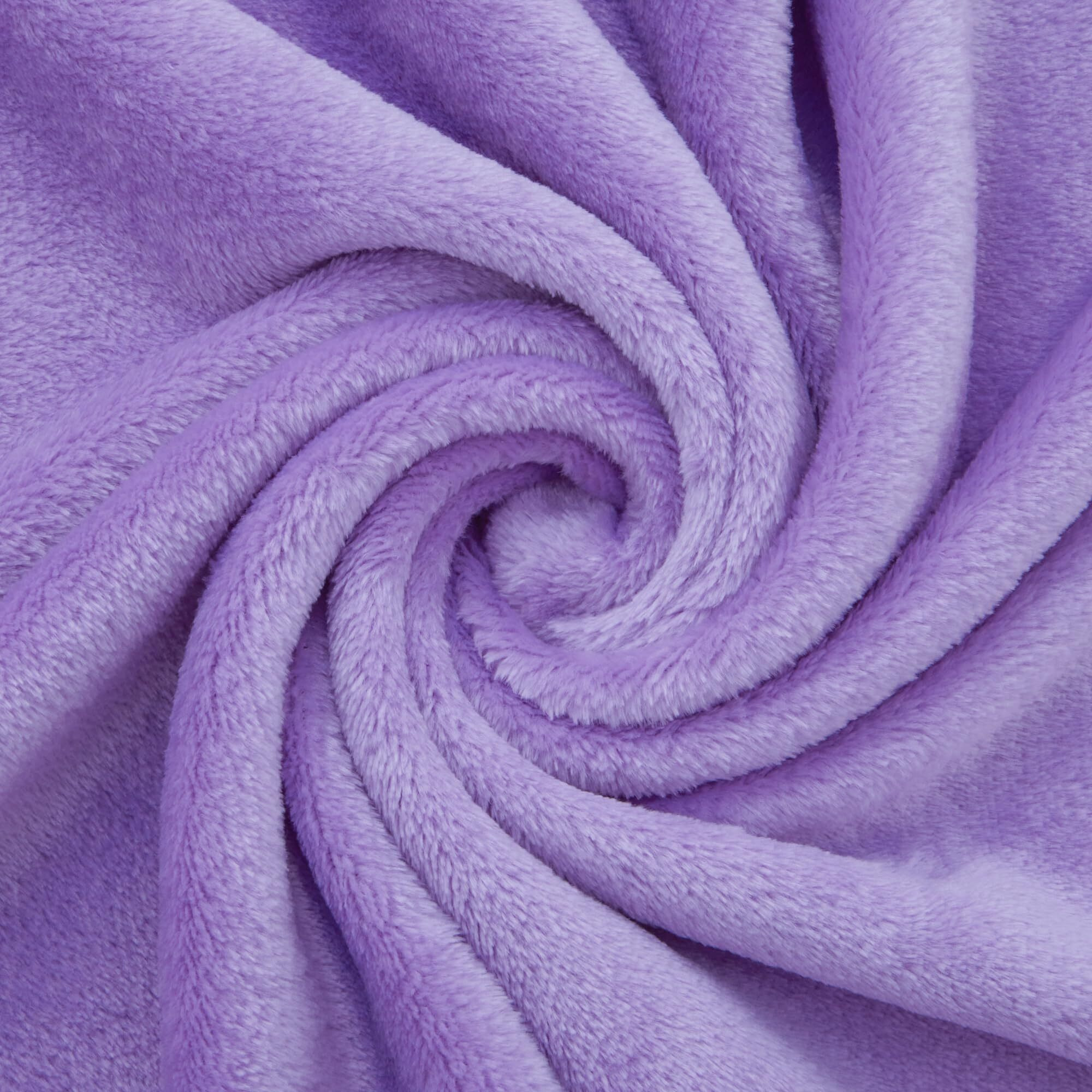 Pro Goleem Fleece Baby Blanket With 2 Inch Satin Trim Soft Plush Blanket For Boys And Girls For Babies Purple 30 ' 'X40 ' '