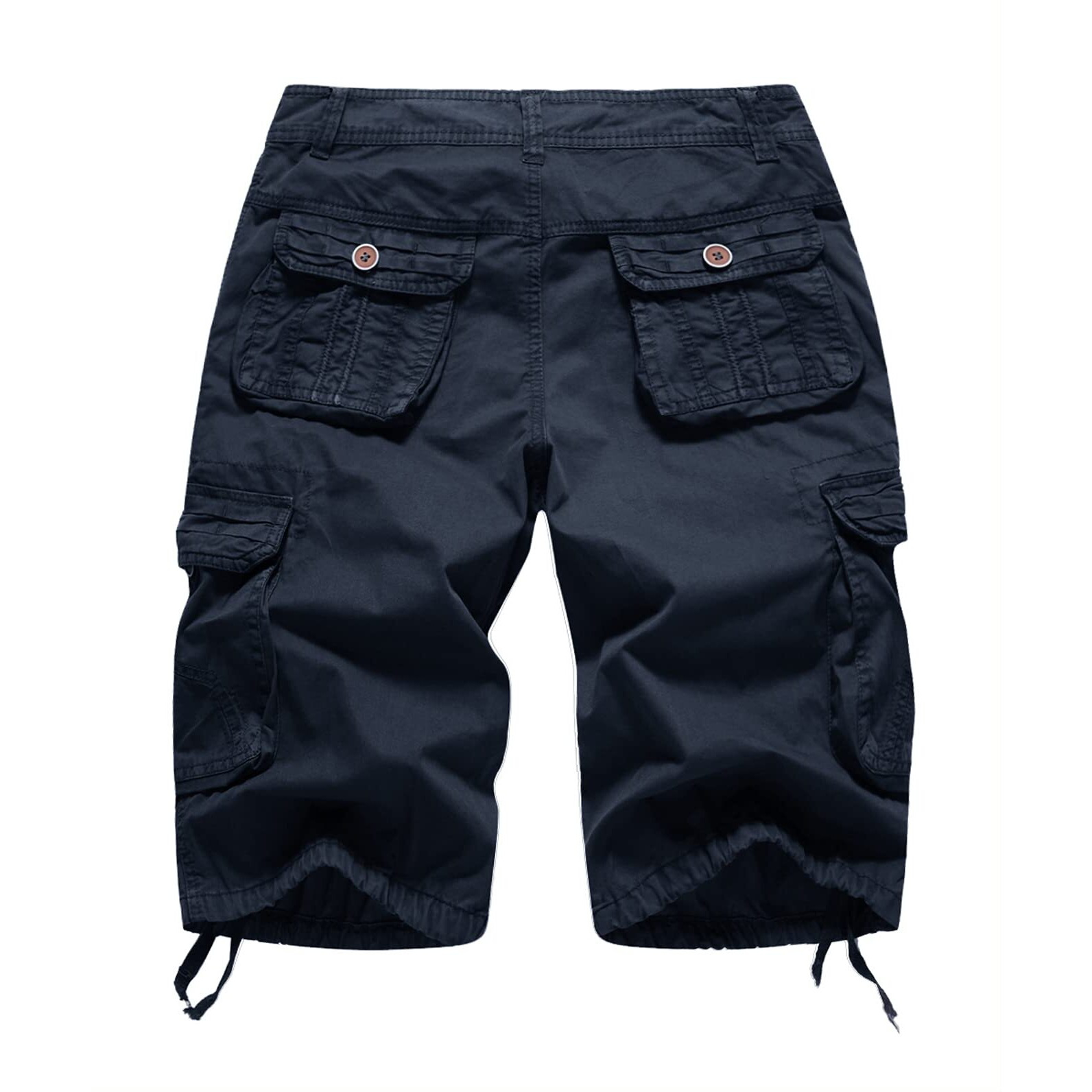 Women 's Cotton Outdoor Hiking Camping Camouflage Military Tactical Multi Pockets Bermuda Shorts Cargo Navy Blue Us 18