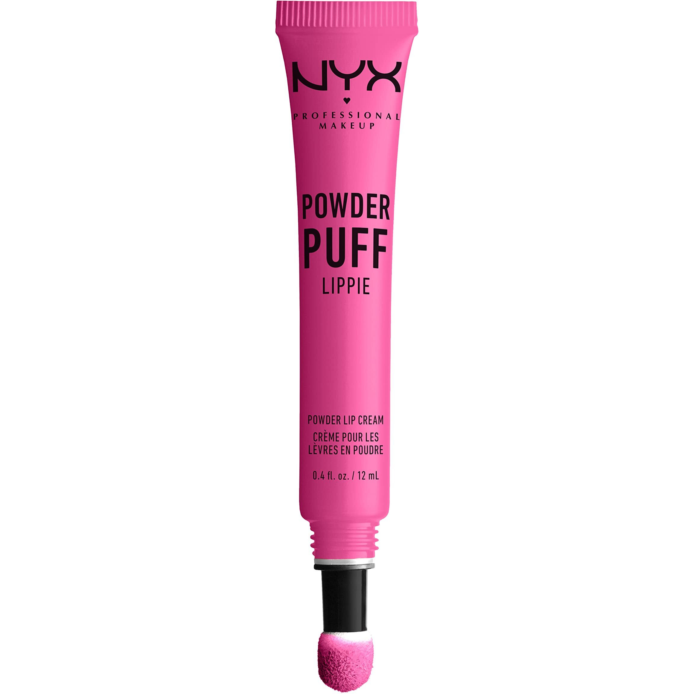 Nyx Professional Makeup Powder Puff Lippie Lip Cream  Liquid Lipstick - Bby (Fuchsia)