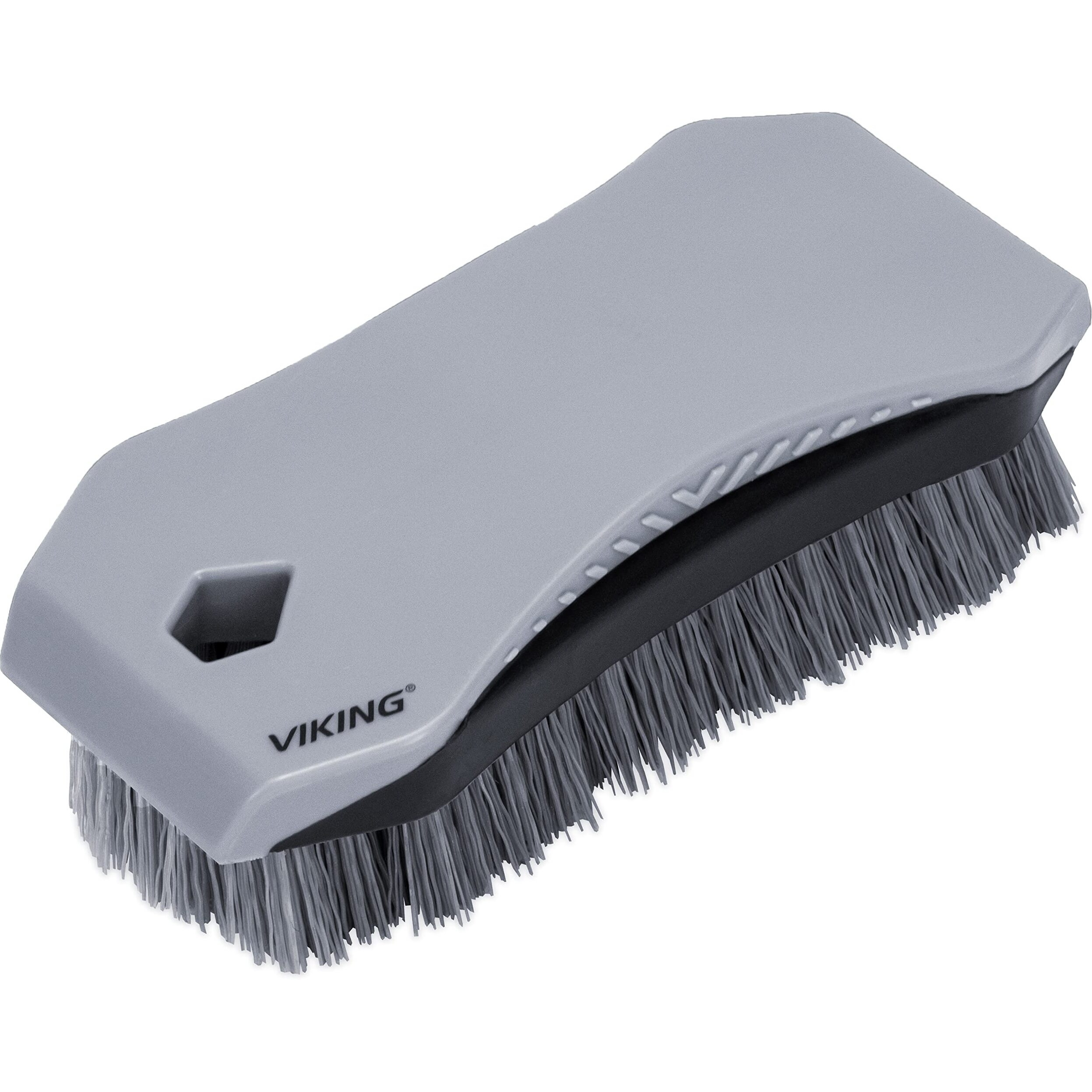 Viking Carpet And Upholstery Cleaning Brush  Scrub Brush For Car Interior  Home  Couch  Stain Remover  Greyblack