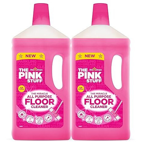 Stardrops - The Pink Stuff - The Miracle All Purpose Floor Cleaner - Pack Of 2  67.6 Fl Oz (82375)