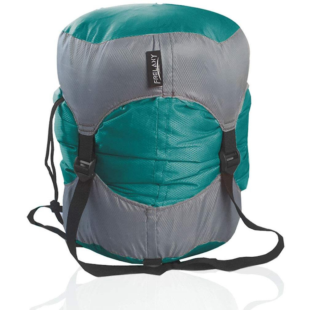Frelaxy Compression Sack  Ultralight Sleeping Bag Stuff Sack Compression Stuff Sack - Space Saving Gear For Camping  Hiking  Backpacking (Turquoise  Xxl)