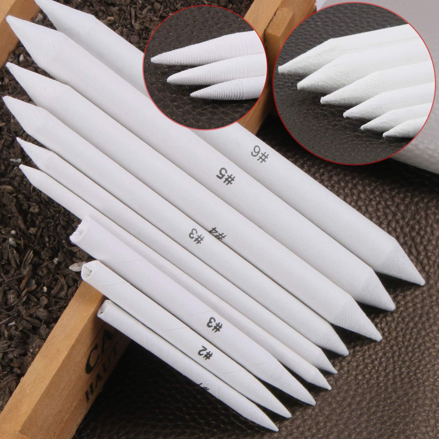 Febsnow 108 Pcs Blending Stumps And Tortillions  Paper Art Blenders  Art Pencils  Drawing Pencils For Student Artist Charcoal Sketch Drawing Tools  Sketch Supplies