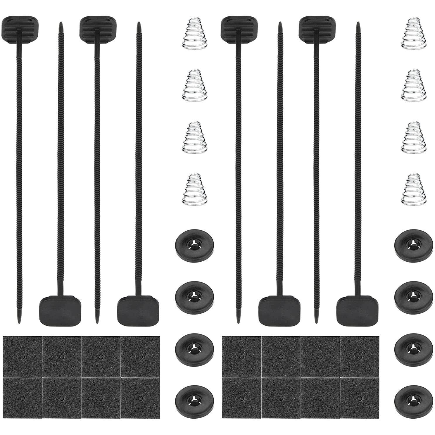 Fan Mounting Kit  Mellbree 2-Pack Electric Radiator Fan Mounting Kit Compatible For Electric Cooling Fan And Transmission Cooler