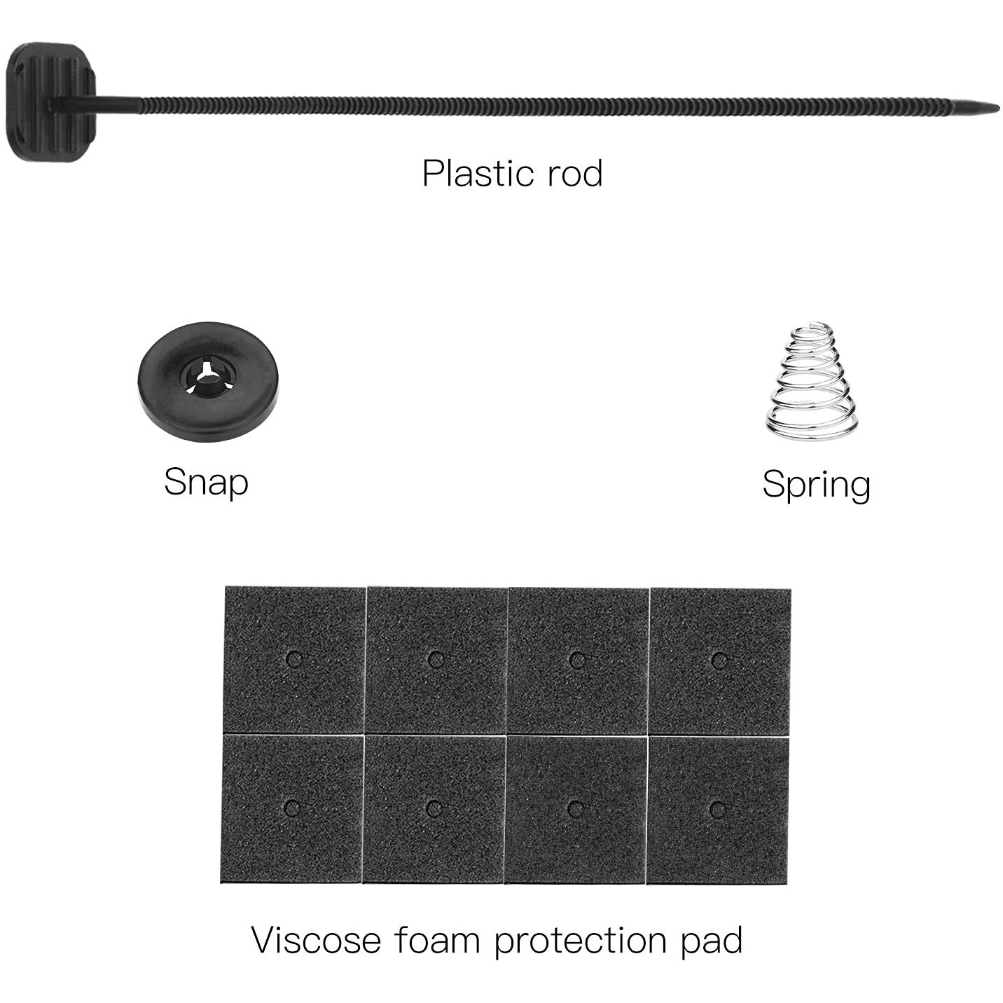 Fan Mounting Kit  Mellbree 2-Pack Electric Radiator Fan Mounting Kit Compatible For Electric Cooling Fan And Transmission Cooler