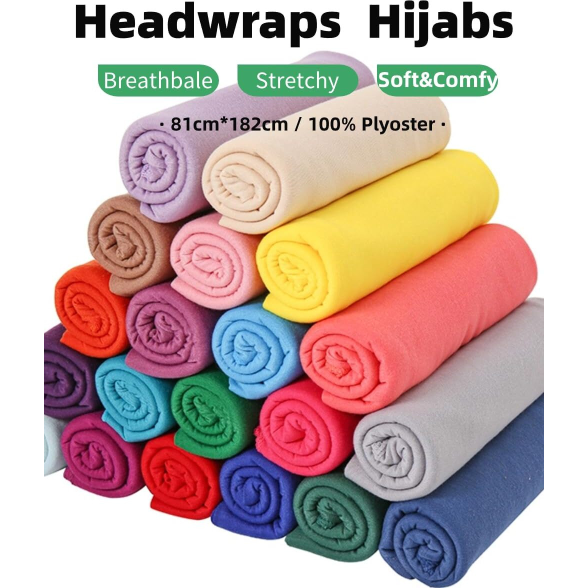 Harewom 4Pcs Turban Head Wraps For Black Women African Hair Wraps Stretchy Headwraps Head Scarf For Women With Natural Hair
