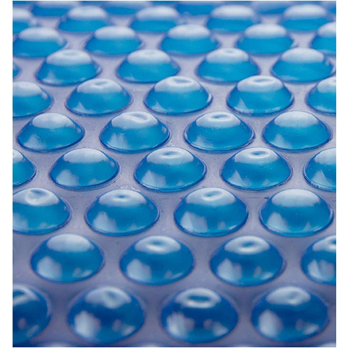 Sun2Solar Blue 28-Foot Round Solar Cover 800 Series Style Heat Retaining Blanket For In-Ground And Above-Ground Round Swimming Pools Use Sun To Heat Pool Water Bubble-Side Facing Down In Pool