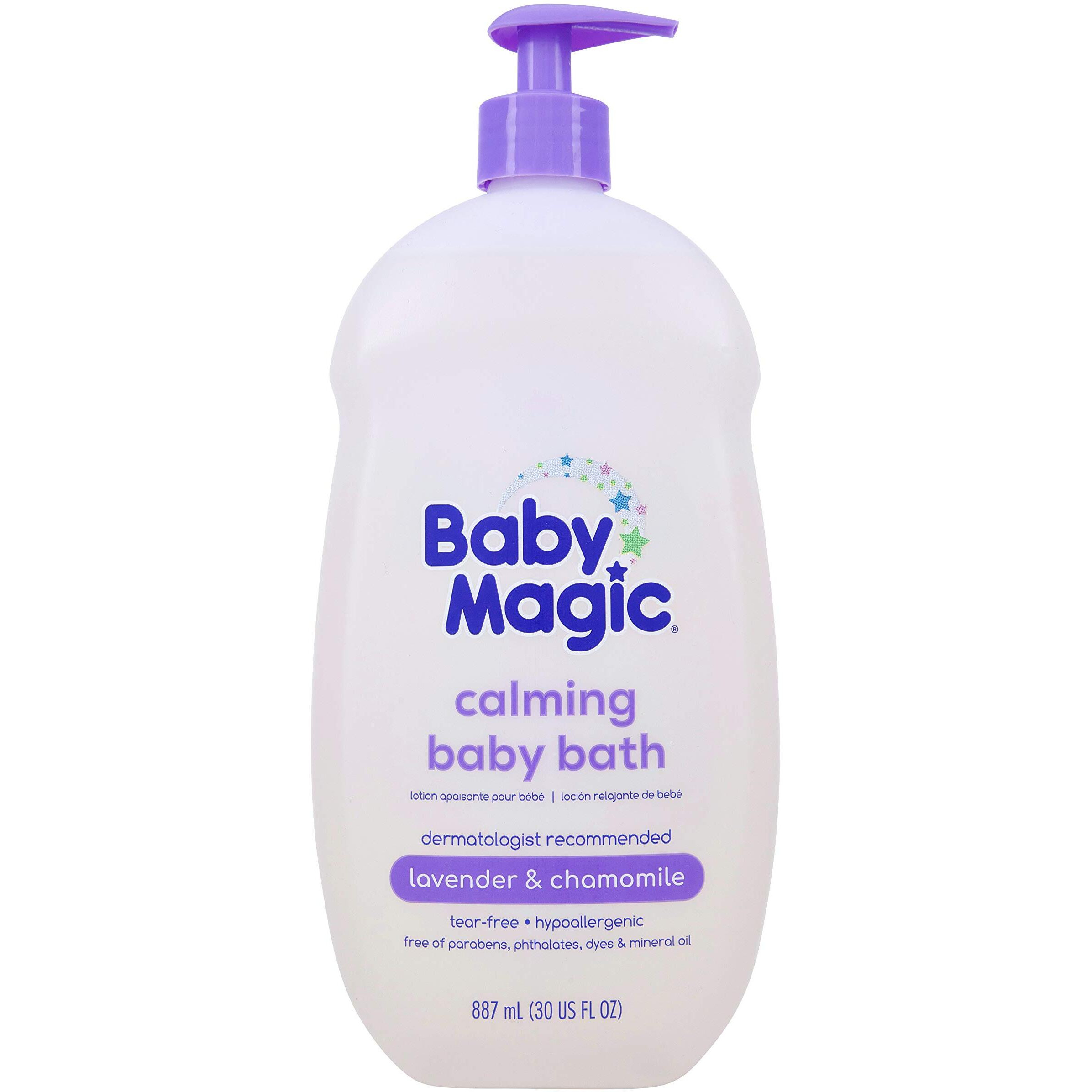 Baby Magic Calming Baby Bath  Made With Real  (705554) Lavender & Chamomile 30 Fl Oz