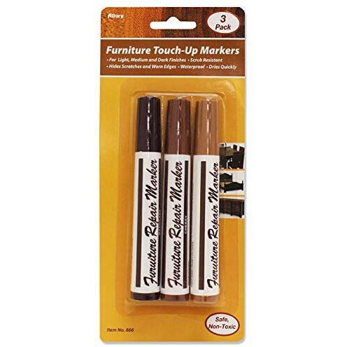 Allary Furniture Touch-Up Markers Brown Color 1 Pack Of 3 Markers