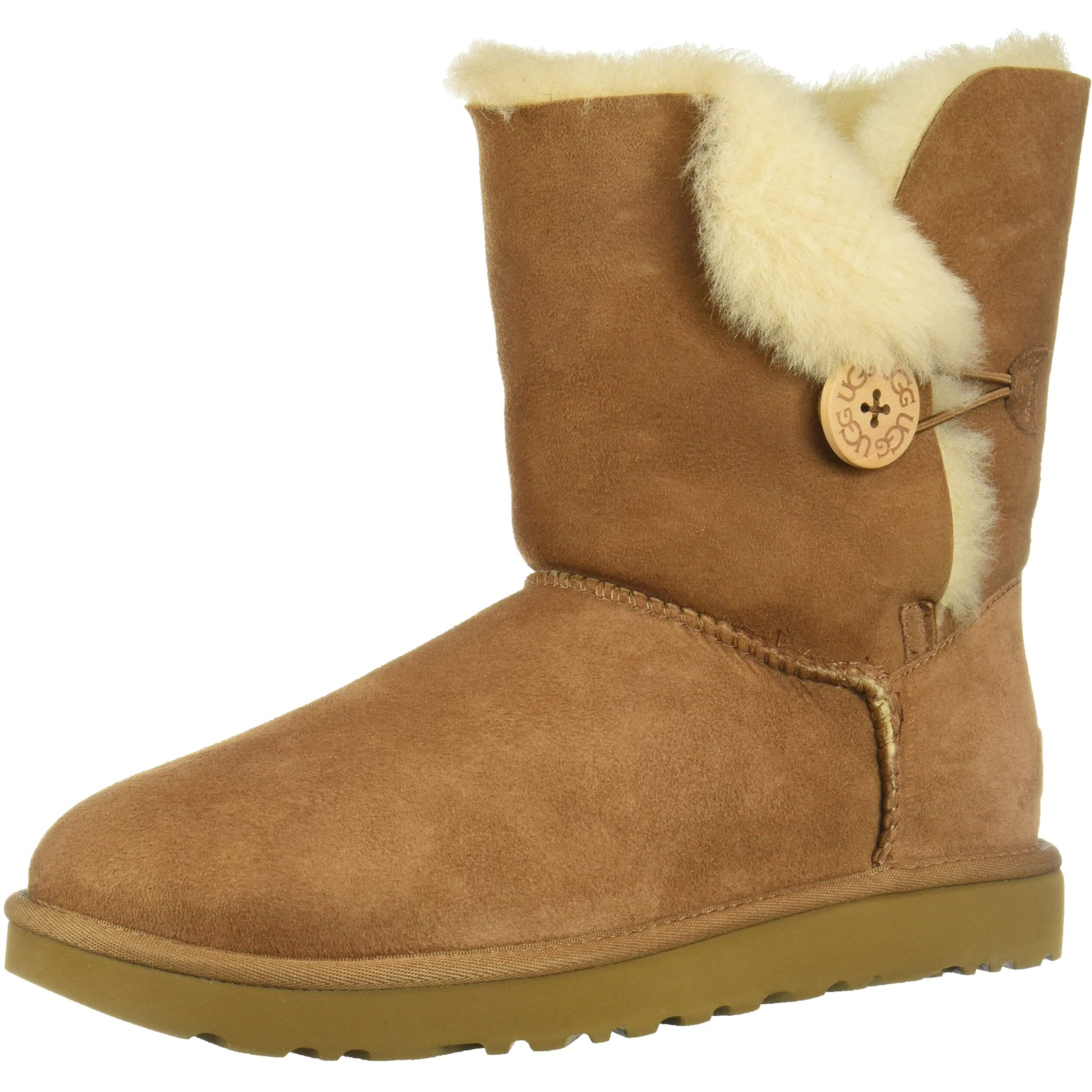Ugg Womens Bailey Button Ii Boot  Chestnut  5