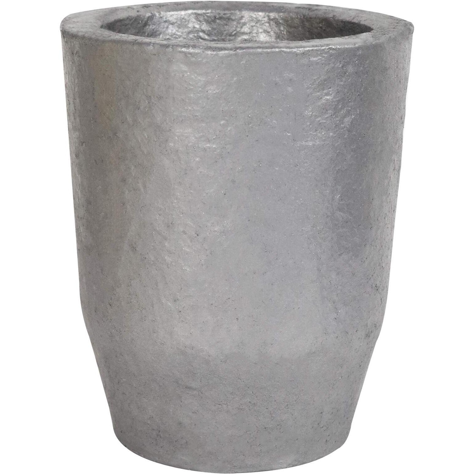 Canalhout Silicon Carbide Graphite Crucibles Crucibles For Melting Metal Withstand The High Temperature 1800(3272   F) Melting Casting Refining Aluminum Gold Silver Copper (6Kg No.6)