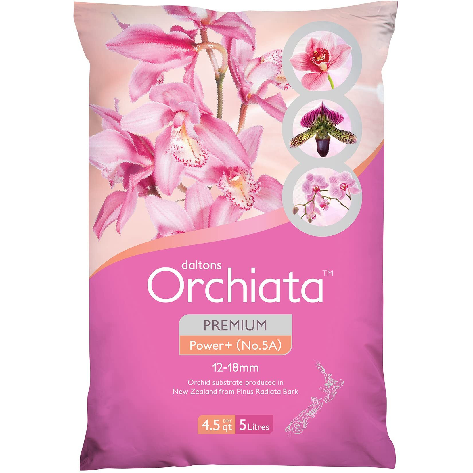 Orchiata Orchid Bark  Orchid Bark For Plants 100 Pure New Zealand Pinus Radiata  Power Plus 12 To 34 Organic Potting Orchid Bark For Aeration And Longevity