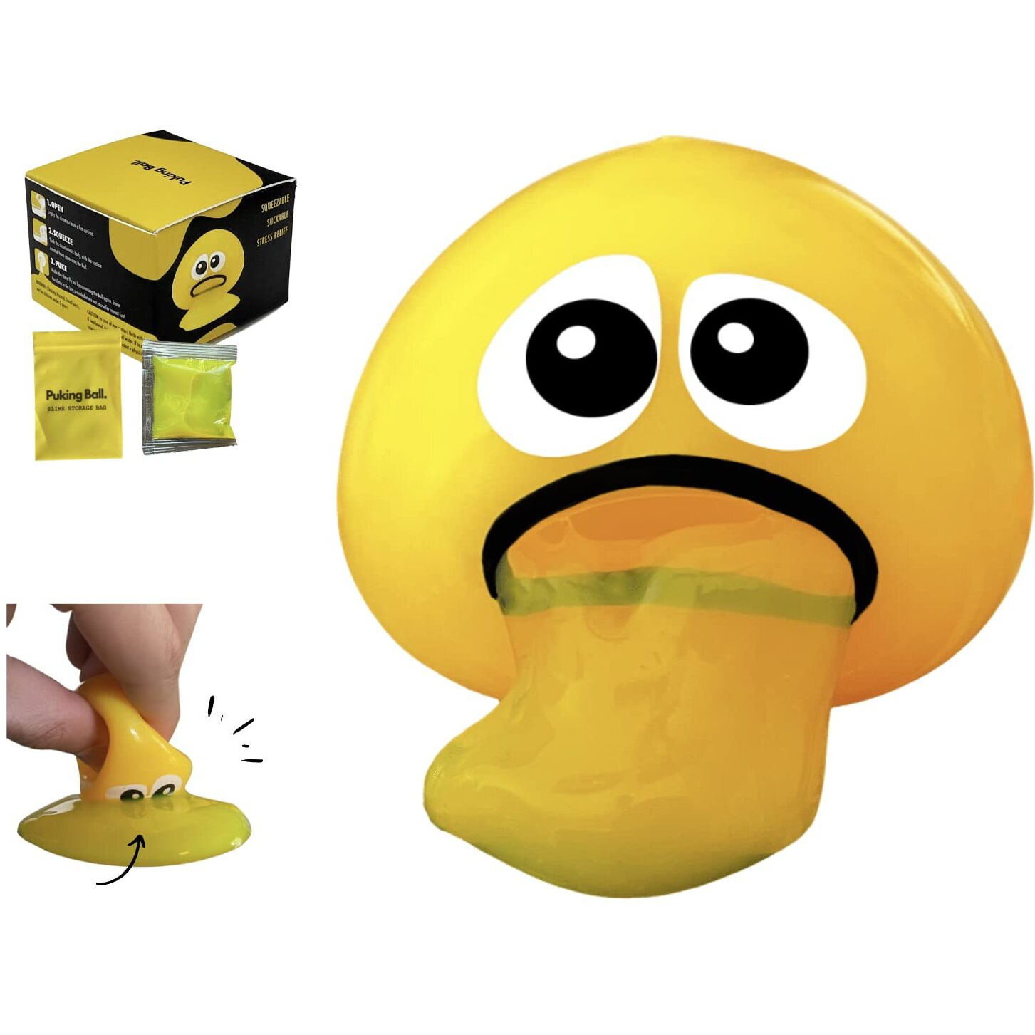 Puking Ball - Patented  Fidget Toy  Stress Ball  Slime  Sensory Toy For Kids Adults