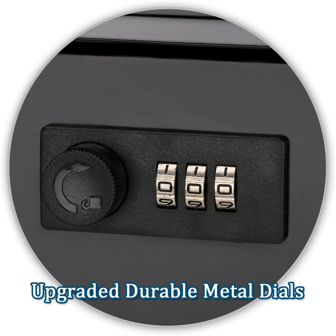 Locking Mailbox Wall Mounted Vertical- Jssmst Mail Boxes With Combination Lock Large Capacity  12.6 X 8.46 X 3.35 Inch  Black  Sm-0601Cm Medium