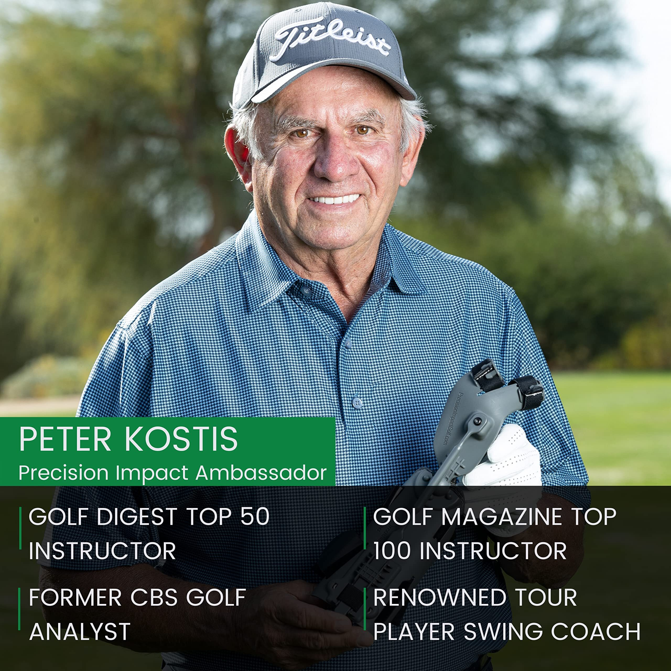 Precision Impact Golf Training Aid - Putting Trainer  Golf Swing Trainer  Golf Training Equipment  Golf Swing Trainer Aid  Golf Trainer  Golf Practice Equipment  Wrist Hinge Trainer - Rh Golfers Only