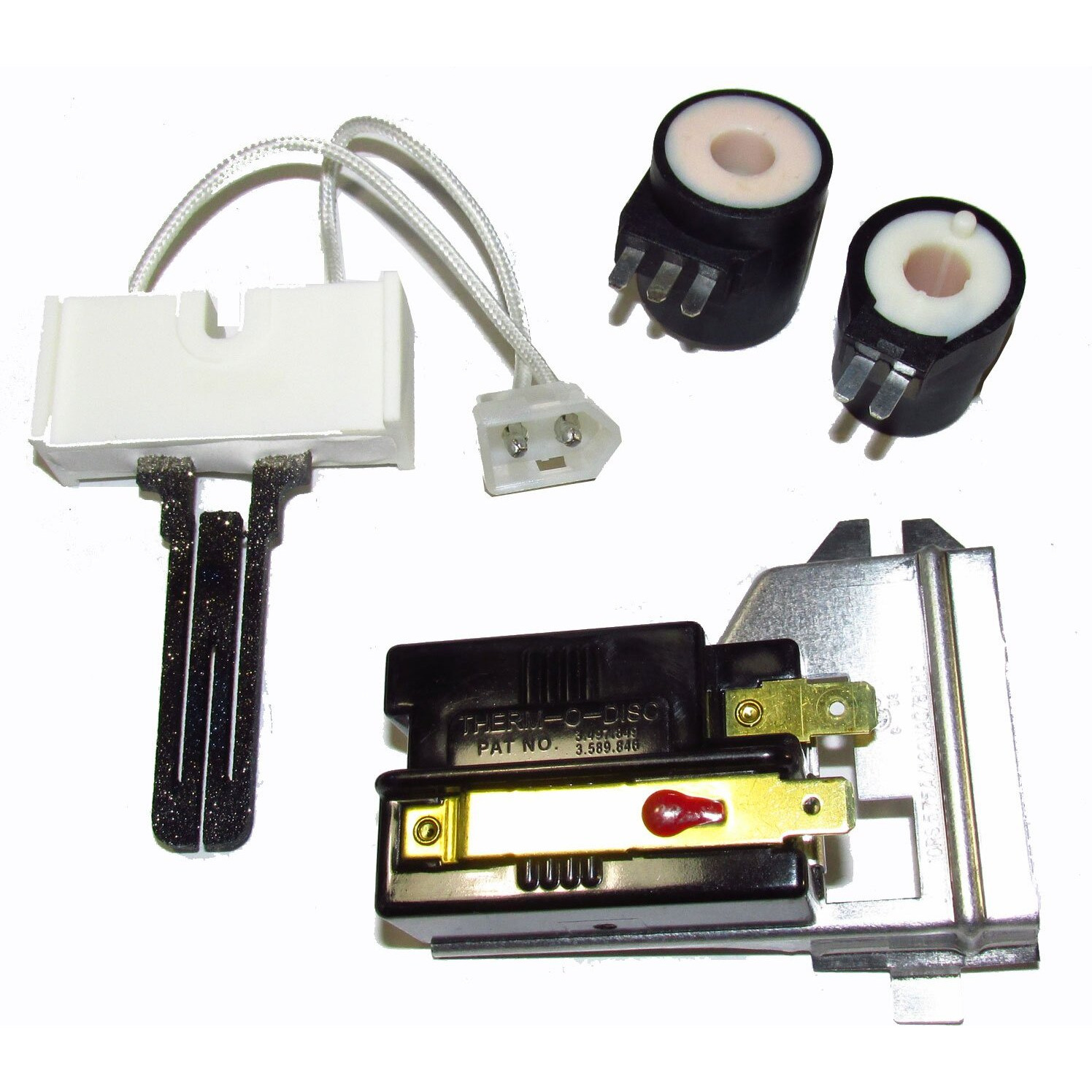 Gas Dryer Repair Kit - Includes 279311 Ignitor  279834 Gas Coils  And 338906 Flame Sensor