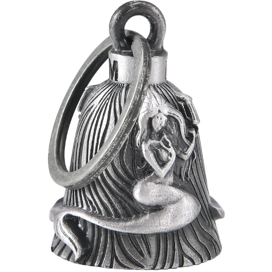 Motorcycle Bell With Hanger For Biker  Good Luck Biker Bells & Motorcycle Accessories  Keychain Luck Bell