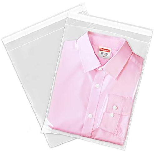 Spartan Industrial - 10 X 13 (100 Count) Crystal Clear Resealable Polypropylene Poly Bags For Packaging  Clothing  T Shirts - Self Seal  Reinforced