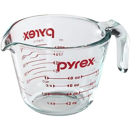 Pyrex 885107797882 6001074 Measuring Cup  8 Oz  Crear